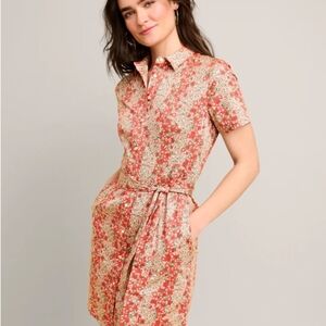 Floral Short Sleeve Dress